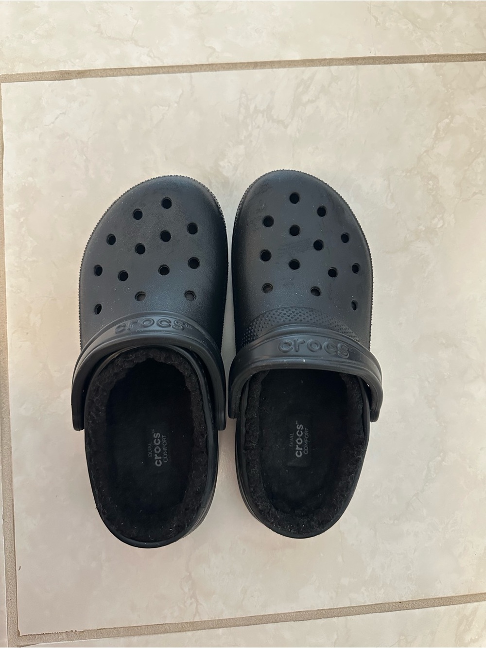 NWOT CROCS Classic Lined Clog in Black